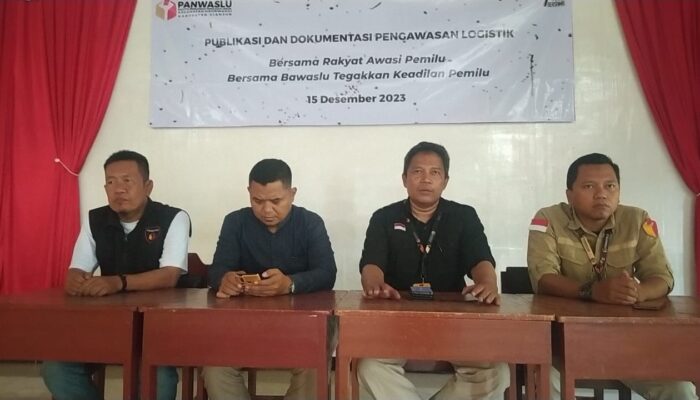 CIANJUR: Panwascam Haurwangi Perketat Awasi Pengiriman Logistik Pemilu