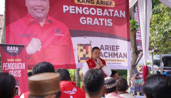CIANJUR: Gelar Pengobatan Gratis, Kang Arief Didoakan Terpilih Jadi Anggota DPR RI