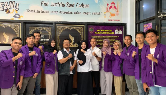 Mahasiswa Unigal Belajar Kebijakan Publik di Bagian Hukum Setda Kab Ciamis