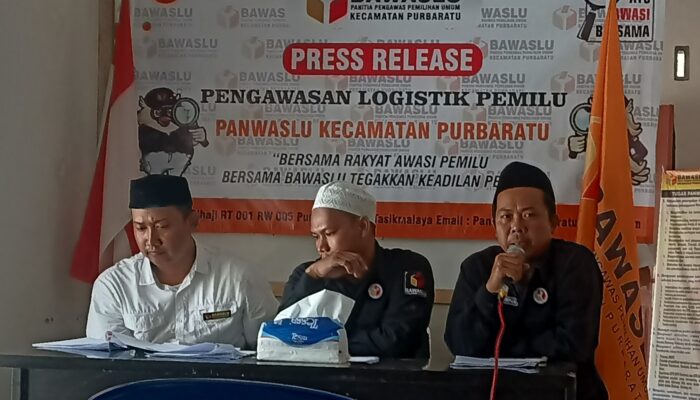 Panwascam Purbaratu Kawal Logistik Pemilu