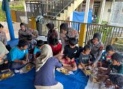 Polisi Wanita Berikan Trauma Healing, Hibur Anak-anak Korban Longsor di Subang