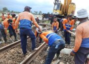 Jalur Kereta Api KM 181+700 Bisa Dilalui, Kecepatan Normal 90 Km Per Jam