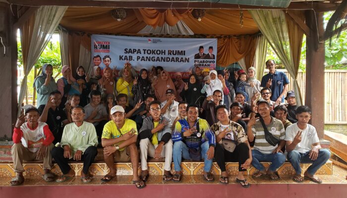 Target Menang Banyak, RUMI Didukung Puluhan Tokoh Kampung di Pangandaran