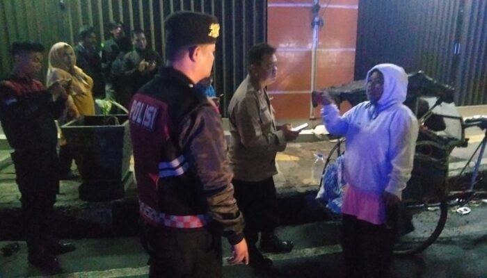 Abang Becak Meninggal Dunia, Polisi Cek TKP