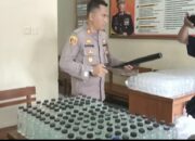 Ratusan Botol Air Mineral Isi Ciu Diamankan Polisi di Bojong Nangka