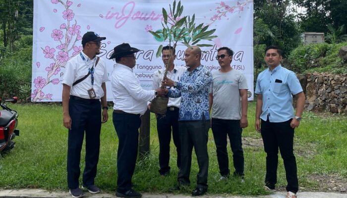 Bandara Husein Sastranegara: 450 Bibit Pohon Tabebuya Ditanam di Situ Cipanten