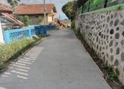 Warga Semringah, Dibangun Rabat Beton Jalan Jajaway di Desa Cijambu