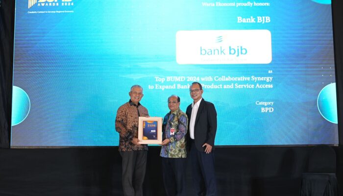Bank bjb Raih Penghargaan di Ajang Best BUMD Award 2024 