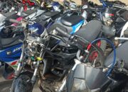 Konvoi Remaja Bermotor Diamankan Brimob Polda Jabar di Cineam