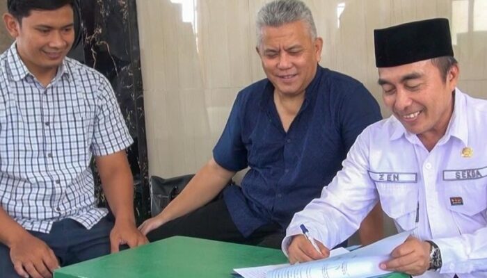 Sekda Kabupaten Tasikmalaya Serah Terima PSU Dua Perumahan