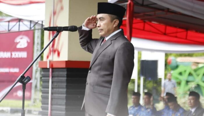 Sekda Kabupaten Tasikmalaya Pimpin Upacara Peringatan 28 Tahun Otonomi Daerah