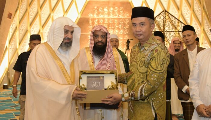 Pj Gubernur Sambut Wamen Kerajaan Arab Saudi di Masjid Raya Al Jabbar