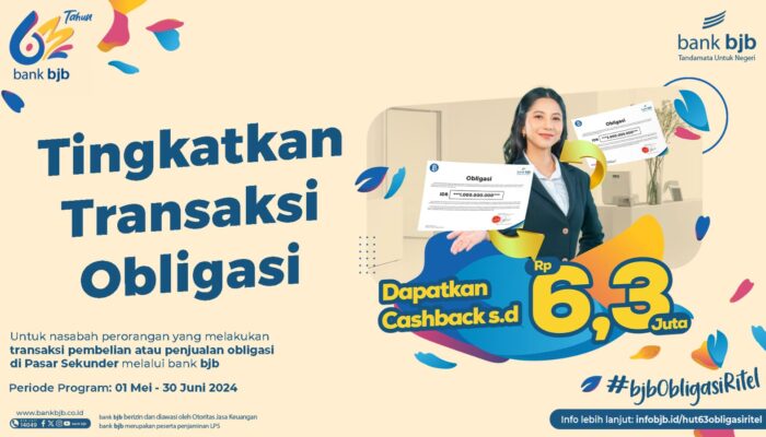 Beli Obligasi Ritel di bank bjb, Bisa Dapat Cashback Jutaan Rupiah