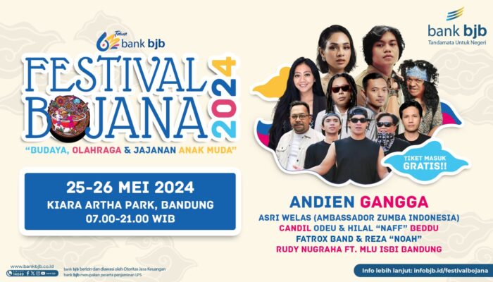 Rayakan Ulang Tahun ke-63, Bank bjb Hadirkan Festival Bojana 2024