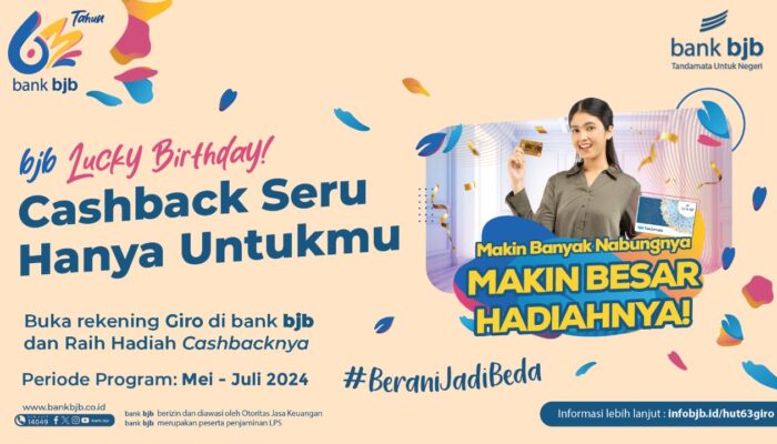 Beli Produk Giro Bank bjb Bisa Dapat Cashback Ratusan Ribu Hingga Jutaan