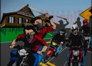 Diduga Anggota Geng Motor Bacok Remaja di Jalan Selajambe Sukaluyu