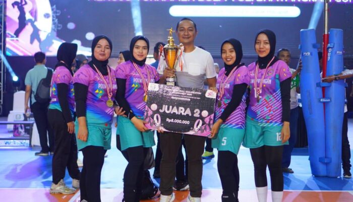 Zona Priangan, Runner-Up  Volley Ball Qualification Tournament 2024 di GOR Jalak Harupat