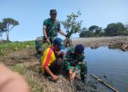 Peduli Lingkungan, Lanud Husein Sastranegara Tanam Mangrove Di Sepanjang Sungai Cijambe