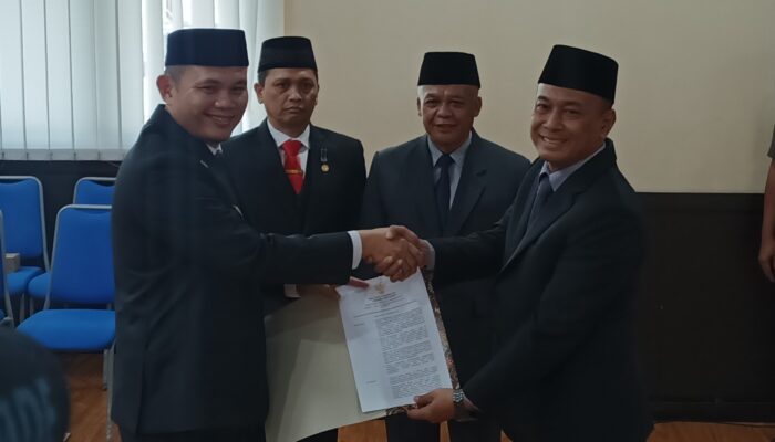 Asgop Dilantik Jadi Penjabat Sekda Kota Tasikmalaya