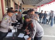 Anggota Polres Tasikmalaya Cek Urine, Hasilnya