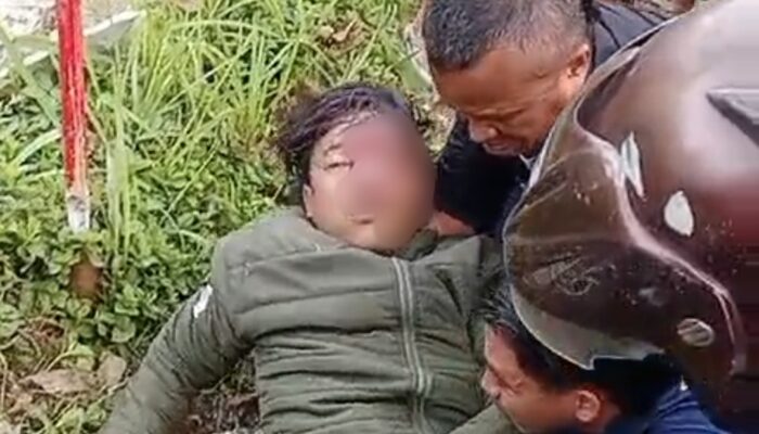 Korban Kecelakaan dengan Wajah Berlumur Darah, Viral di Media Sosial