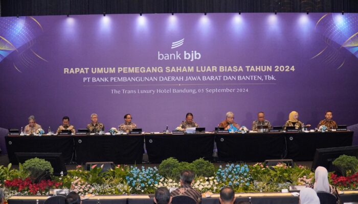 Bank bjb Tetapkan Susunan Komisaris Baru Pada RUPS Luar Biasa Tahun 2024