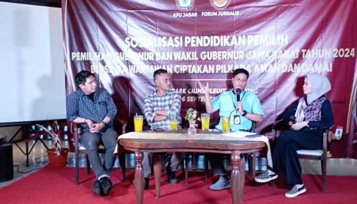 Wartawan dan KPU Sepakat Ciptakan Pilkada Jabar Demokratis dan Aman