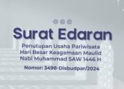Tempat Hiburan di Kota Bandung Wajib Tutup Saat Maulid Nabi Muhammad SAW