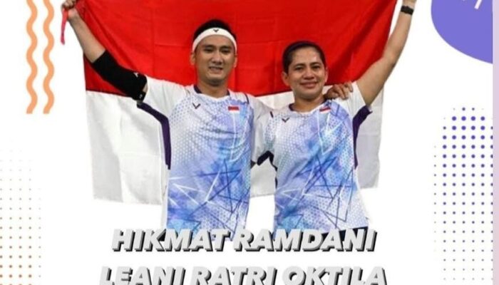 Hikmat Ramdani, Atlet Asal Tasik Raih Juara Bulu Tangkis Paralympic Paris 2024