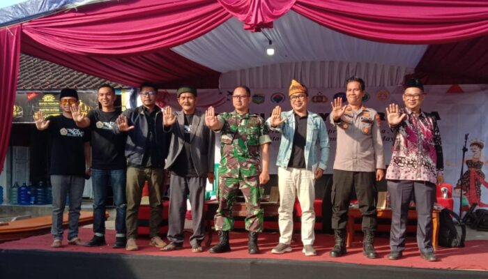 Cegah Narkoba, Puluhan Pemuda Sodong Dikumpulkan di Lapangan