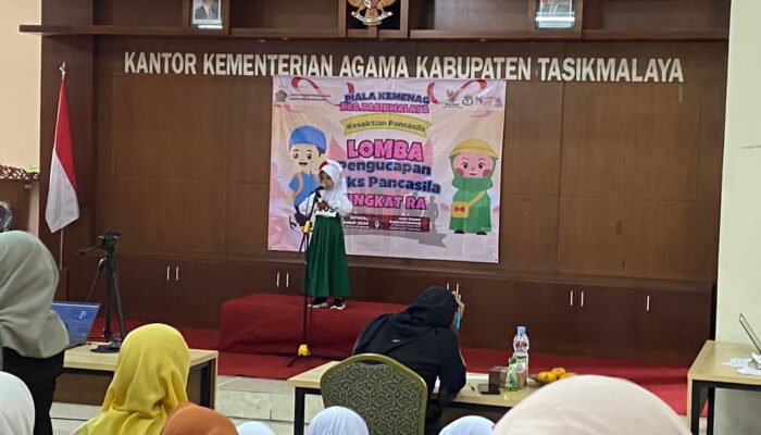 Kemenag Tasik Gelar Lomba Hafal Pancasila, untuk Siswa RA