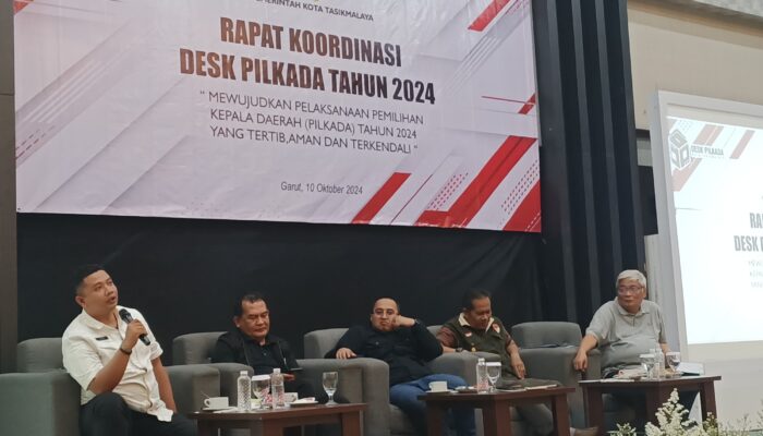 Bawaslu Ikut Pantau Rakor Desk Pilkada Kota Tasikmalaya