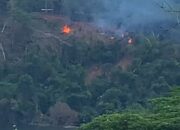 Hutan Sekitar Bendungan Leuwikeris Terbakar