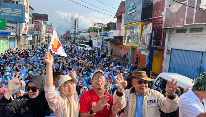 Warga Kota Tasik Tumpah Ruah Ikuti Jalan Sehat Vimankeun Wali Kota Tasik