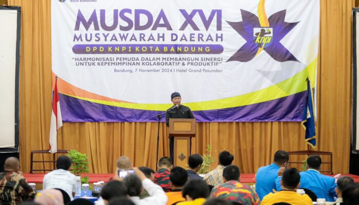 Musda KNPI Kota Bandung, Pj Sekda Dorong Inovasi dan Kreativitas Pemuda