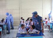 Lanud Husein Sastranegara Gelar Uji Coba Program Makan Siang Bergizi di Sekolah