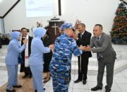 Danlanud Husein Sastranegara Sampaikan Pesan Damai Dalam Perayaan Natal 2024