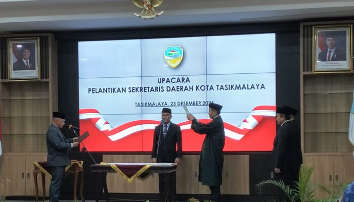 Sah, Asep Goparullah Jabat Sekretaris Daerah Kota Tasikmalaya