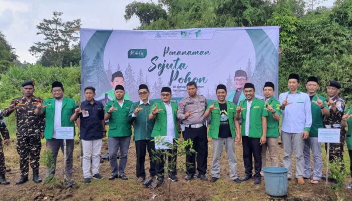 Sukabumi Jadi Kick Off Program Tanam Sejuta Pohon PW GP Ansor Jawa Barat