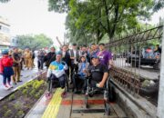 Audit Trotoar Tegallega, Pemkot Bandung Berkomitmen Wujudkan Fasilitas Umum Ramah Lansia dan Disabilitas