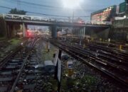 Genangan Air di Jalur Rel Emplasemen Stasiun Bandung Sudah Surut, Jalur Kereta Aman Dilalui