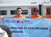 Wujudkan Perjalanan Kereta Api Yang Aman dan Selamat, Humas Daop 2 Gelar Sosialisasi Keselamatan di JPL 181 Stasiun Rancaekek
