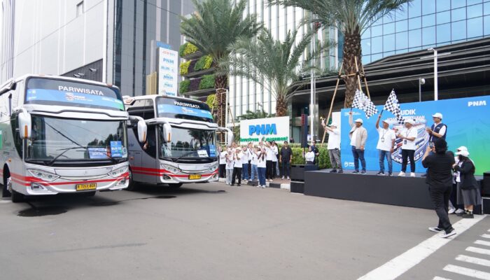 PNM Berangkatkan Ratusan Peserta Mudik Bersama BUMN 2025
