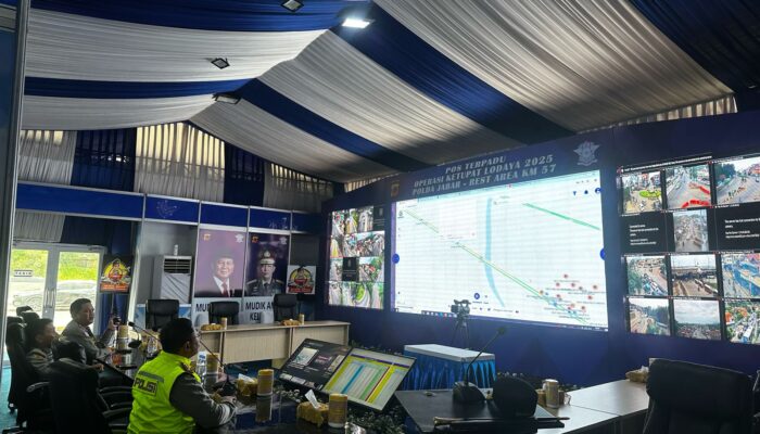 Pastikan Kesiapan Pengamanan Lebaran 2025 Aman Lancar, Kapolda Jabar Tinjau Posko KM 57