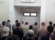 Rekan Gugur di Way Kanan, Polres Tasikmalaya Kota Gelar Salat Gaib