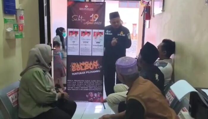 Antisipasi Golput, Sosialisasi PSU Hingga ke Pasien Puskesmas