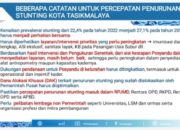 Tim Setwapres RI Turun ke Tasik, Sampaikan Catatannya Soal Stunting