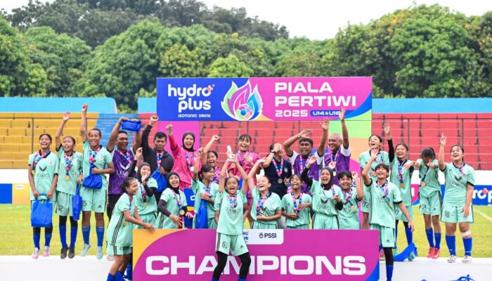 Mojang Priangan Kawinkan Gelar KU 14 dan KU 16 Piala Pertiwi 2025