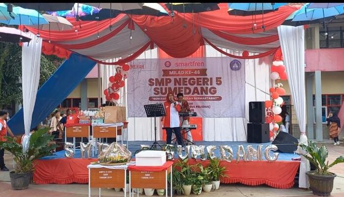 Meriah! Milad ke-46 SMPN 5 Sumedang | Diisi Kegiatan Seni dan Edukasi