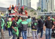 Pengemudi Ojol Dilarang Mengambil Order Saat Aksi Demo